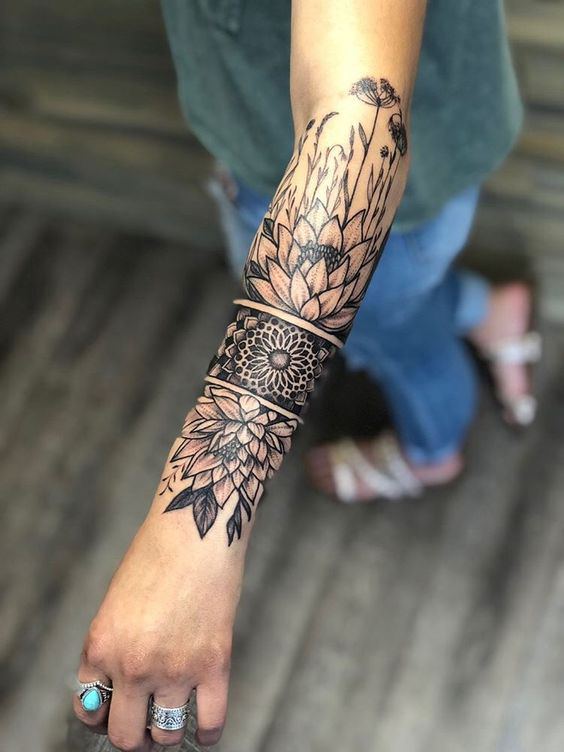 Arm Band Tattoo For Women