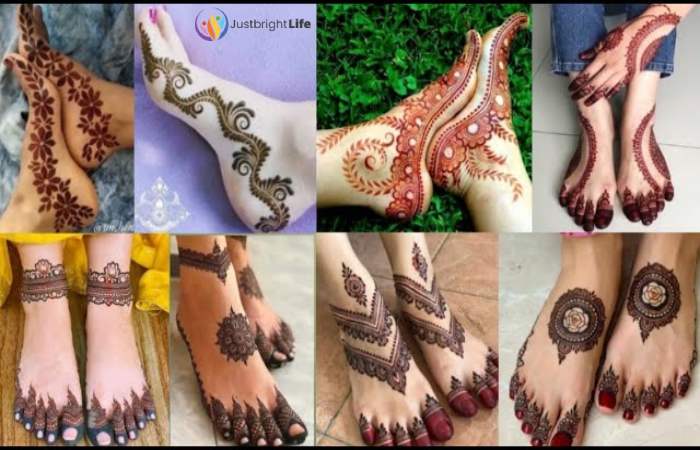 Leg Mehndi Design