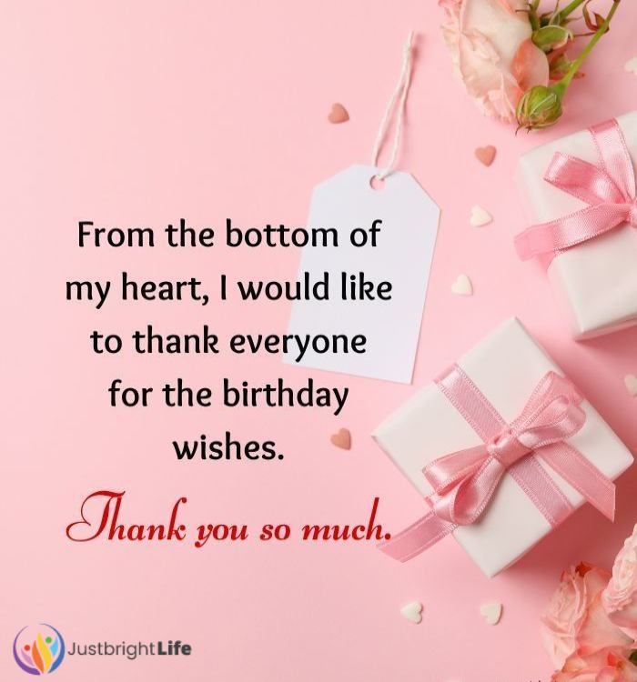Thank You Quotes For Birthday