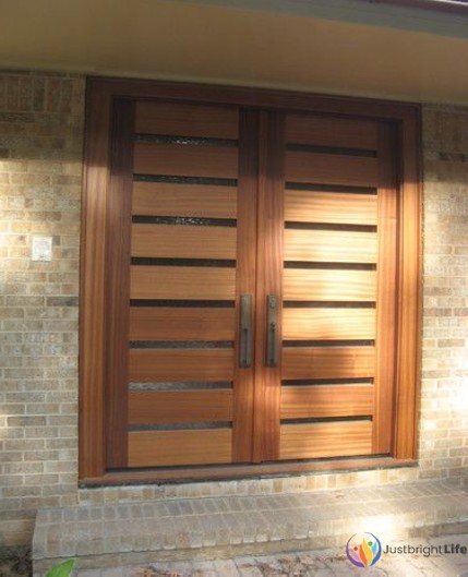 Wooden Double Front Doors