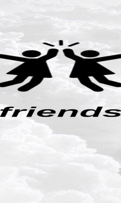 Icons Friends Instagram Highlight Cover Black