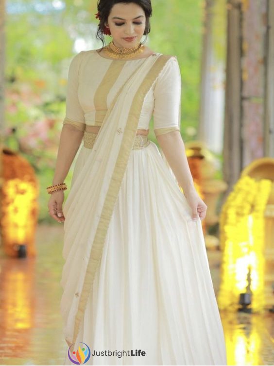 Set Saree Skirt And Top