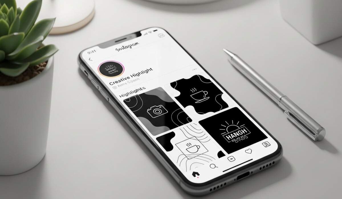 black instagram highlight covers - free