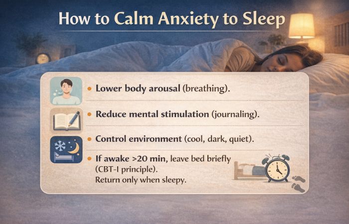 how to calm anxiety to sleep