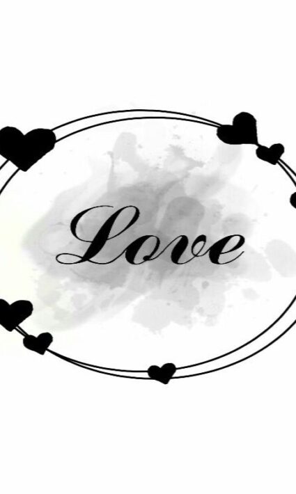 love instagram highlight cover black