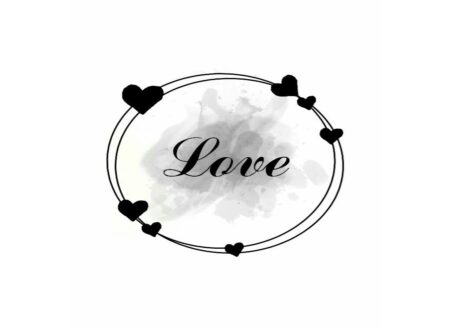 love instagram highlight cover black