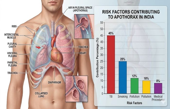 causes of apothorax in india