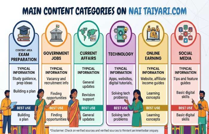 main content categories on nai taiyari.com